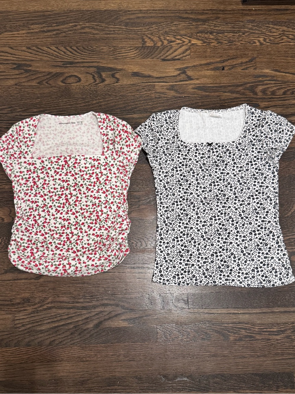 Abercrombie Kids square neck top set